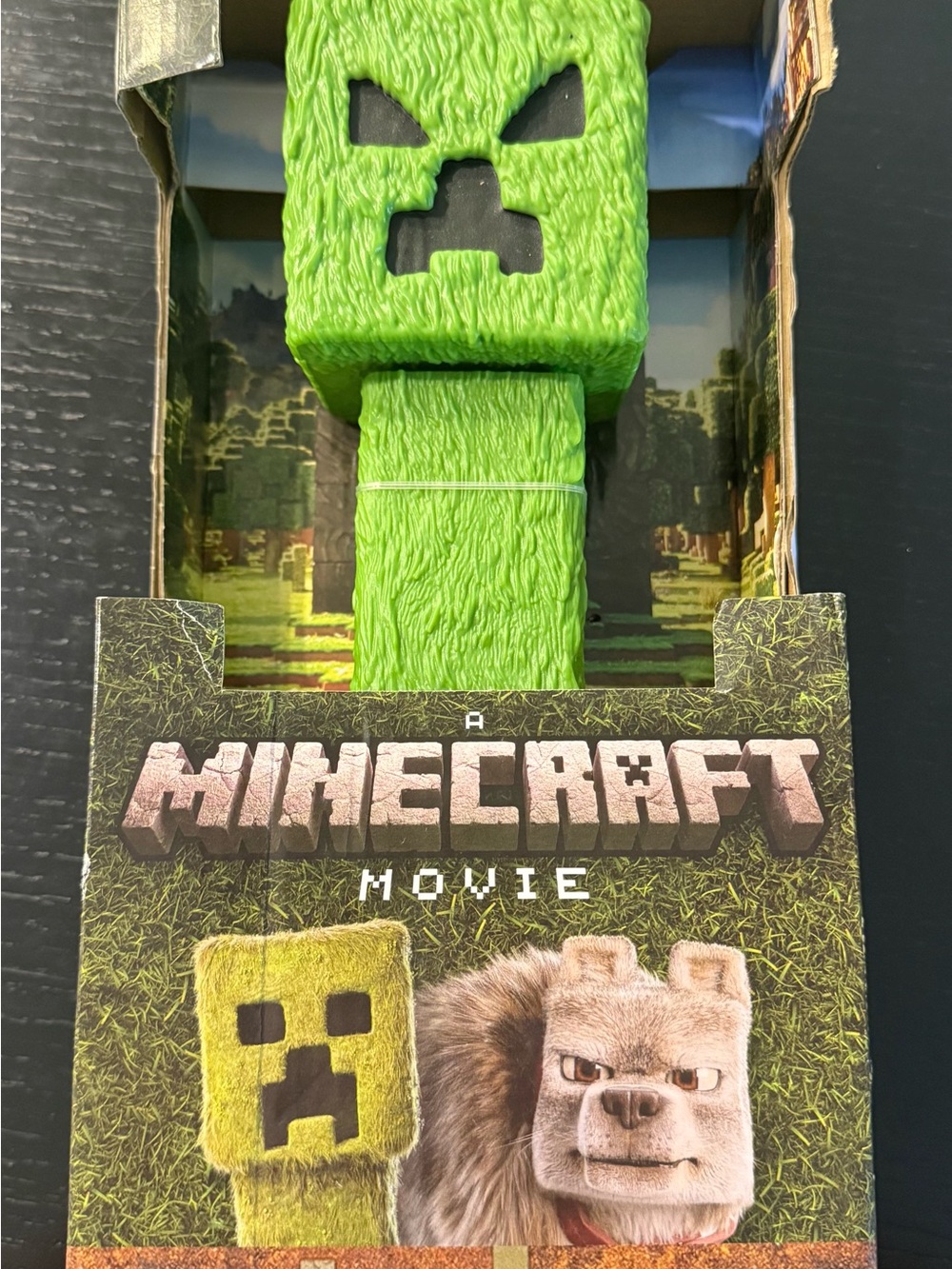 Mattel Green Minecraft Creeper Figure - Movie Collectible